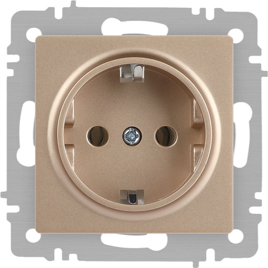 Изображение товара Розетка INTRO Accent 6-202-04 / Б0063690 (шампань)