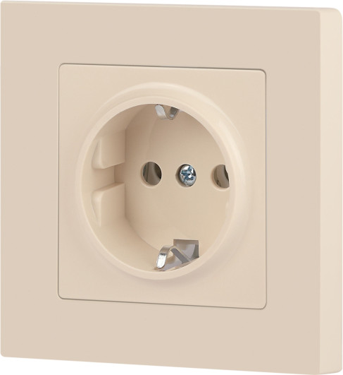 Изображение товара Розетка INTRO Accent 6-202-02 / Б0063683 (слоновая кость)