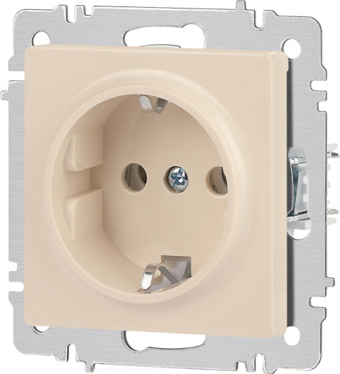 Изображение товара Розетка INTRO Accent 6-202-02 / Б0063683 (слоновая кость)