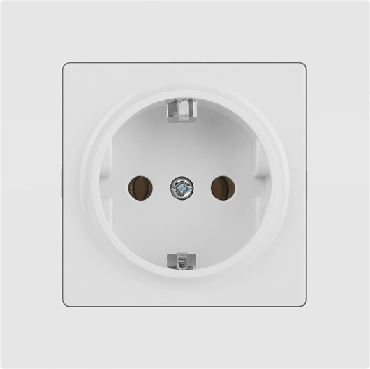 Изображение товара Розетка INTRO Accent 6-202-01М / Б0063681 (белый матовый)