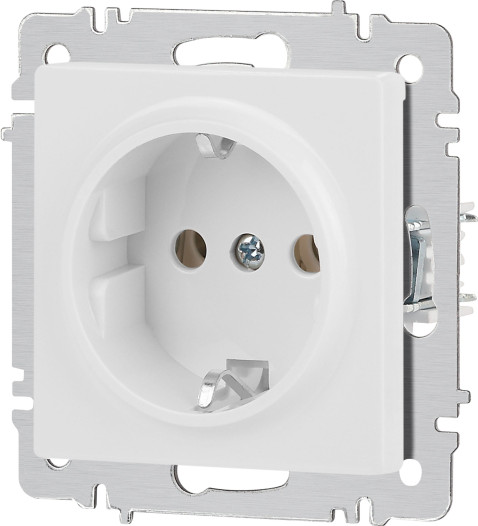 Изображение товара Розетка INTRO Accent 6-202-01М / Б0063681 (белый матовый)