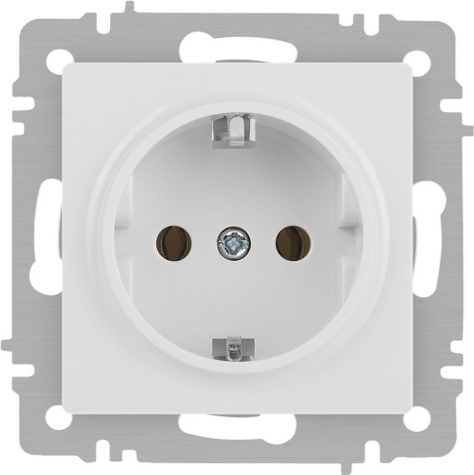 Изображение товара Розетка INTRO Accent 6-202-01М / Б0063681 (белый матовый)