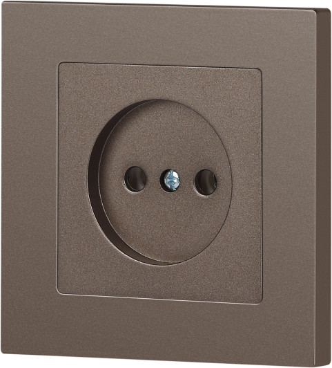 Изображение товара Розетка INTRO Accent 6-201-08 / Б0063670 (бронза)