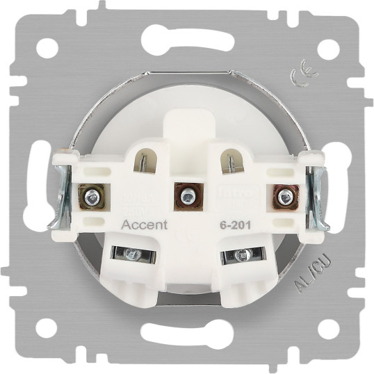 Изображение товара Розетка INTRO Accent 6-201-06 / Б0063667 (перламутр)
