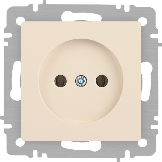 Изображение товара Розетка INTRO Accent 6-201-02 / Б0063659 (слоновая кость)