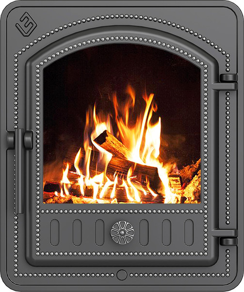 Изображение товара Дверца каминная Везувий 290 (антрацит)