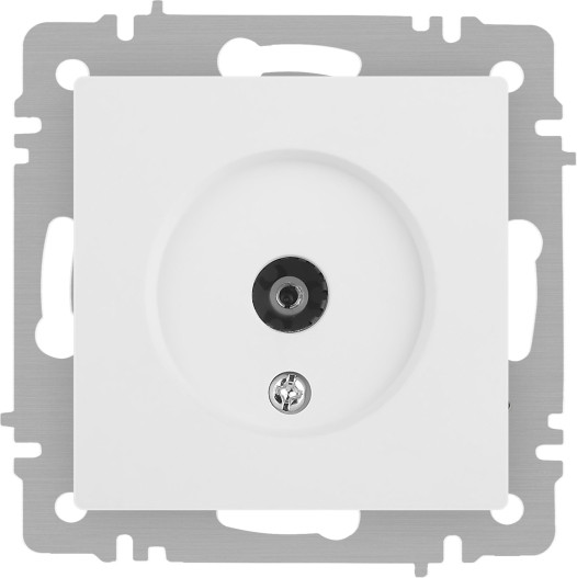 Изображение товара Розетка INTRO Accent 6-301-01М / Б0063603 (белый матовый)