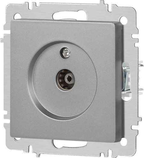 Изображение товара Розетка INTRO Accent 6-301-03 / Б0063607 (алюминий)