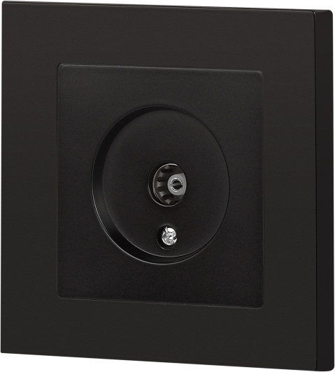 Изображение товара Розетка INTRO Accent 6-301-05 / Б0063611 (антрацит)