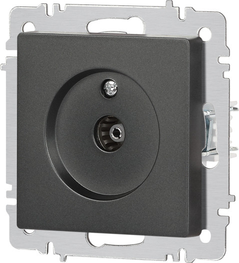 Изображение товара Розетка INTRO Accent 6-301-07 / Б0063614 (графит)