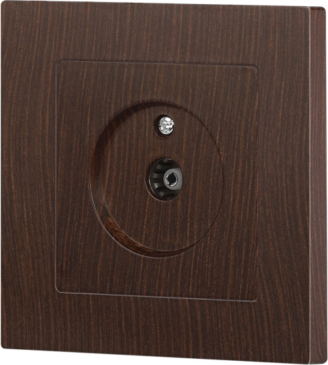 Изображение товара Розетка INTRO Accent 6-301-10 / Б0063620 (венге)