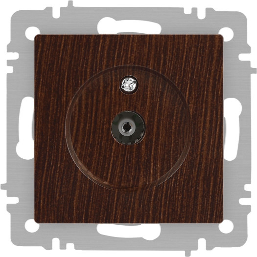 Изображение товара Розетка INTRO Accent 6-301-10 / Б0063620 (венге)