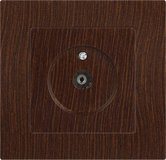 Изображение товара Розетка INTRO Accent 6-301-10 / Б0063620 (венге)