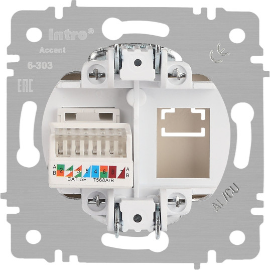 Изображение товара Розетка INTRO Accent 6-303-04 / Б0063632 (шампань)
