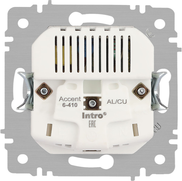 Изображение товара Розетка INTRO Accent 6-410-01М / Б0063691 (белый матовый)