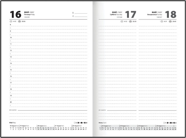 Изображение товара Ежедневник Staff Гранаты 2025 / 116035