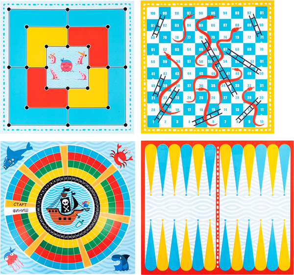 Изображение товара Набор настольных игр Десятое королевство 75 настольных игр / 05459