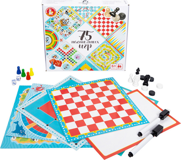 Изображение товара Набор настольных игр Десятое королевство 75 настольных игр / 05459