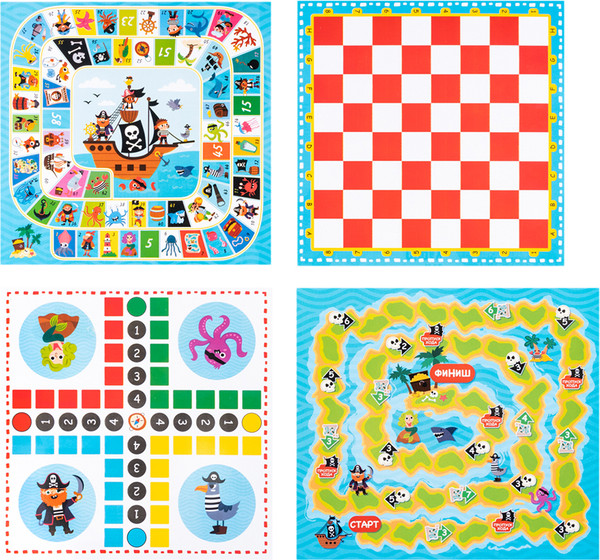 Изображение товара Набор настольных игр Десятое королевство 75 настольных игр / 05459