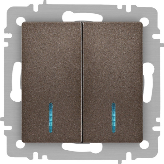 Изображение товара Выключатель INTRO Accent 6-105-08 / Б0063523 (бронза)