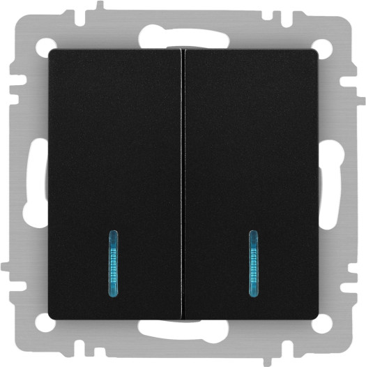 Изображение товара Выключатель INTRO Accent 6-105-05 / Б0063516 (антрацит)