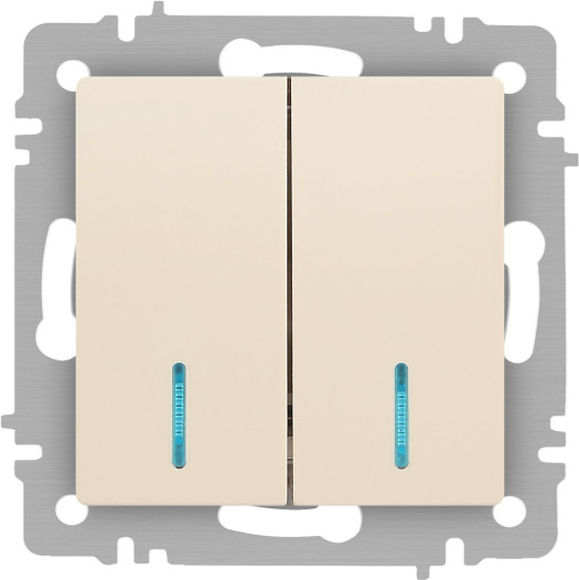 Изображение товара Выключатель INTRO Accent 6-105-02 / Б0063509 (слоновая кость)