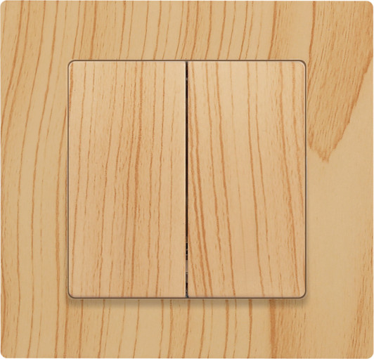 Изображение товара Выключатель INTRO Accent 6-104-11 / Б0063503 (сосна)