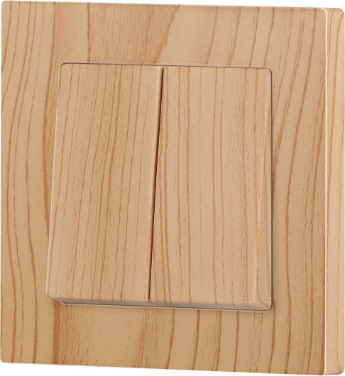 Изображение товара Выключатель INTRO Accent 6-104-11 / Б0063503 (сосна)