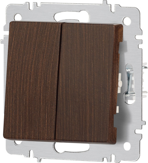 Изображение товара Выключатель INTRO Accent 6-104-10 / Б0063501 (венге)