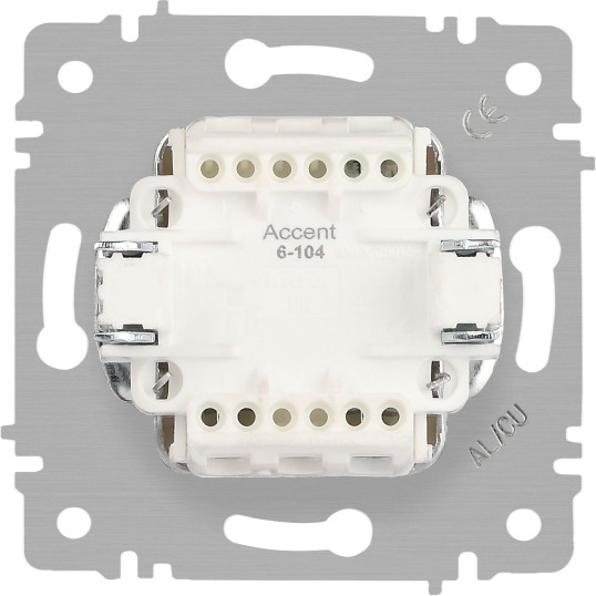 Изображение товара Выключатель INTRO Accent 6-104-08 / Б0063497 (бронза)