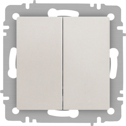 Изображение товара Выключатель INTRO Accent 6-104-06 / Б0063491 (перламутр)