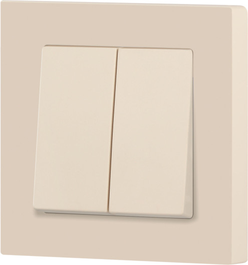Изображение товара Выключатель INTRO Accent 6-104-02 / Б0063482 (слоновая кость)