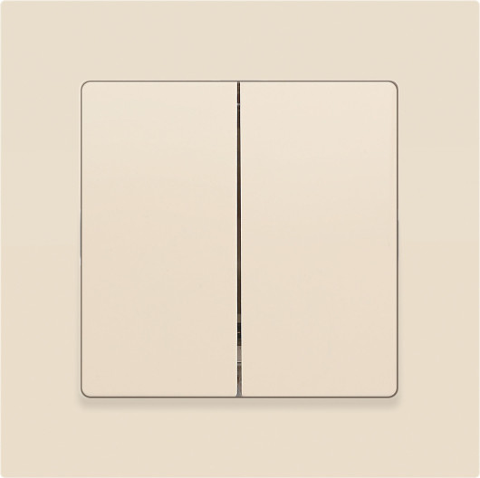 Изображение товара Выключатель INTRO Accent 6-104-02 / Б0063482 (слоновая кость)