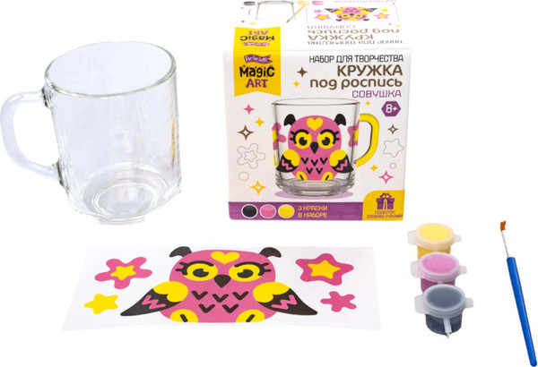 Изображение товара Набор для творчества Десятое королевство Кружка под роспись. Совушка / 05206