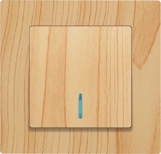 Изображение товара Выключатель INTRO Accent 6-102-11 / Б0063439 (сосна)