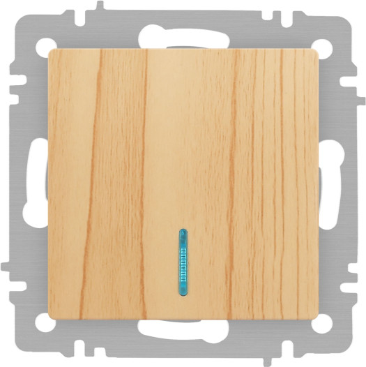 Изображение товара Выключатель INTRO Accent 6-102-11 / Б0063439 (сосна)