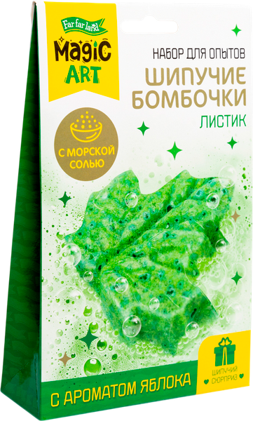 Изображение товара Набор для создания косметики Десятое королевство Шипучие бомбочки. Листик / 05583