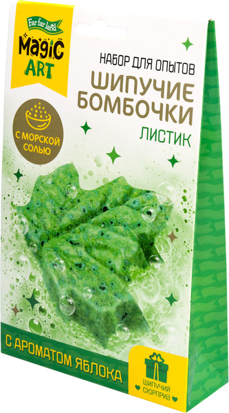 Изображение товара Набор для создания косметики Десятое королевство Шипучие бомбочки. Листик / 05583
