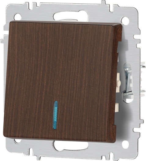 Изображение товара Выключатель INTRO Accent 6-102-10 / Б0063449 (венге)
