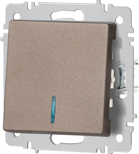 Изображение товара Выключатель INTRO Accent 6-102-08 / Б0063463 (бронза)
