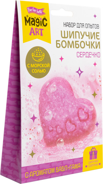 Изображение товара Набор для создания косметики Десятое королевство Шипучие бомбочки. Сердечко / 05584