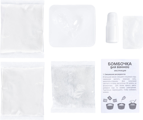 Изображение товара Набор для создания косметики Десятое королевство Шипучие бомбочки. Сердечко / 05584