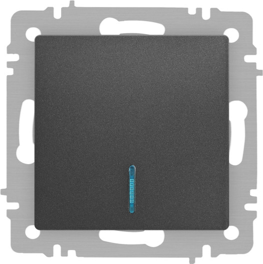 Изображение товара Выключатель INTRO Accent 6-102-07 / Б0063434 (графит)