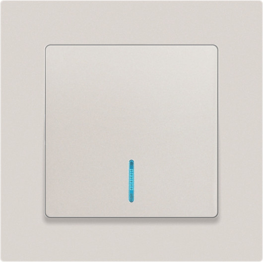 Изображение товара Выключатель INTRO Accent 6-102-06 / Б0063467 (перламутр)