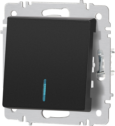 Изображение товара Выключатель INTRO Accent 6-102-05 / Б0063431 (антрацит)