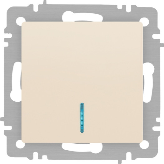 Изображение товара Выключатель INTRO Accent 6-102-02 / Б0063428 (слоновая кость)