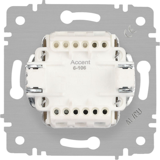 Изображение товара Выключатель INTRO Accent 6-106-02 / Б0063534 (слоновая кость)
