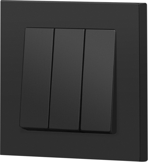 Изображение товара Выключатель INTRO Accent 6-106-05 / Б0063540 (антрацит)