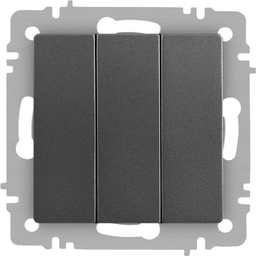 Изображение товара Выключатель INTRO Accent 6-106-07 / Б0063544 (графит)