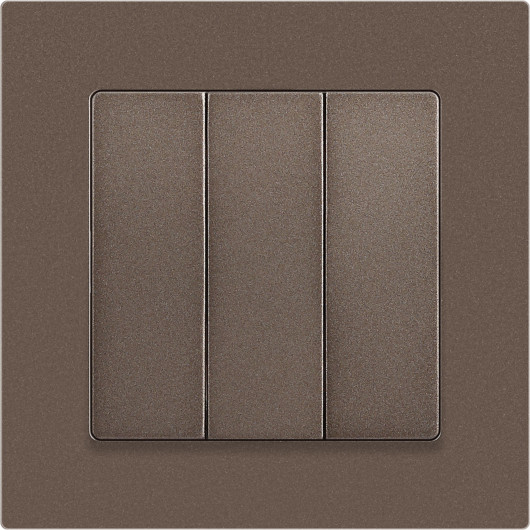 Изображение товара Выключатель INTRO Accent 6-106-08 / Б0063547 (бронза)